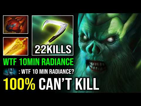 WTF 100% CAN'T KILL 10Min Radiance Unlimited HP Regen Max Aura Raid Boss Necrophos Dota 2