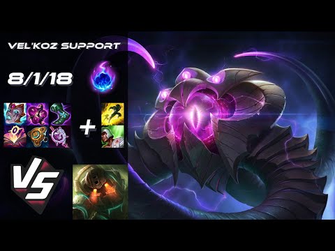 SUPPORT Vel'Koz vs Nautilus - EU Grandmaster Patch 14.13