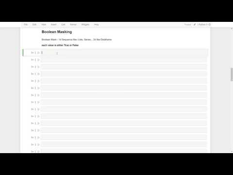 15 Python Data Science Boolean Masking Machine Learning