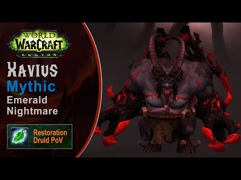 [LGN] Xavius, Mythic Emerald Nightmare, Restoration Druid PoV (Game Sounds Only)