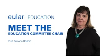 Meet the EULAR Education Committee Chair, Prof. Simona Rednic