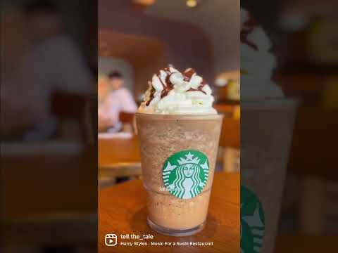 Trying Starbucks Java chip Frappuccino 🥤