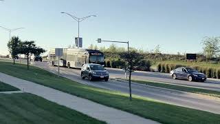Madison Metro 2023 New Flyer XE60 2307 on Route 75 #transit #busspotting #madisonwi #brt