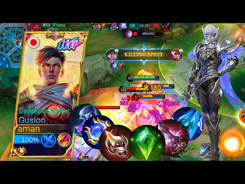 Best of Gusion combos Montage 2023 - 2024 MLBB