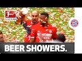 "Meisterschale" and Beer Showers - Bayern Celebrate the Bundesliga Title