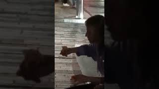 Drunk Man in Cork, Ireland struggles to eat pizza 🍕 late night