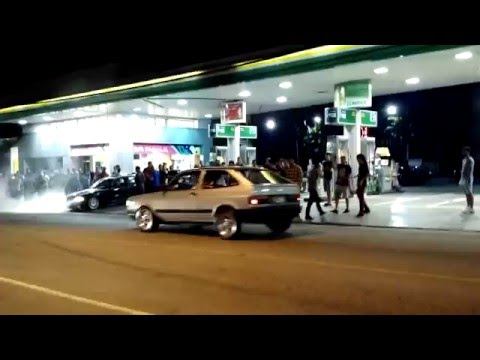 GOL QUADRADO TURBO | CORTE DE GIRO 3STEP + BURNOUT | PANICO TOTAL NA AV. EUROPA