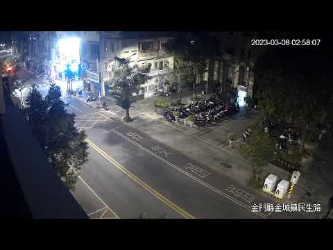 MingSheng Rd., JinCheng Township, Kinmen County, TAIWAN, LIVE CAM, Jinmen County Jincheng Town Minsheng Road situação real teste de medição de transmissão direta
