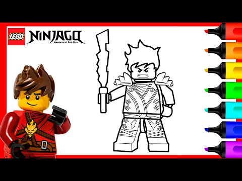 Kai Lego Ninjago Coloring Pages | Lego Ninjago Coloring Book