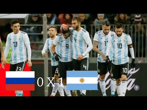 Rússia 0 X 1 Argentina (HD) Melhores Momentos £ Gols - 11-11-2017