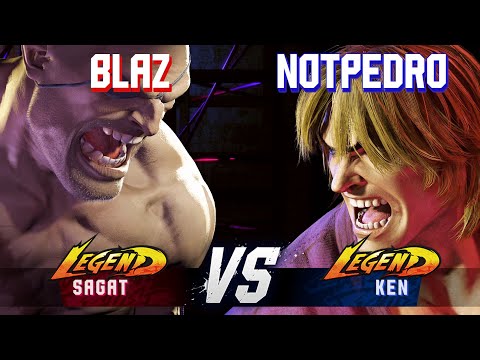SF6 ▰ BLAZ (Sagat) vs NOTPEDRO (Ken) ▰ High Level Gameplay