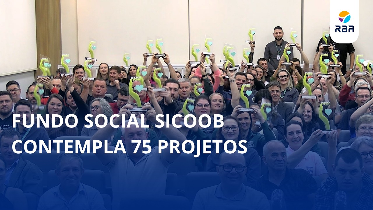 Fundo Social Sicoob contempla 75 projetos