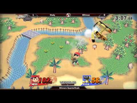 Versus Weekly 6/18/15 - Winners Qtrs - Shaky (Ness) vs. 8Bitman (ROB) - Smash 4