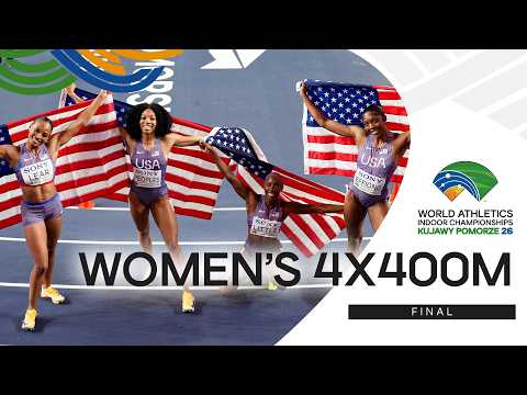 Full Women's 4x400m Final  | World Indoor Championships Kujawy Pomorze 26