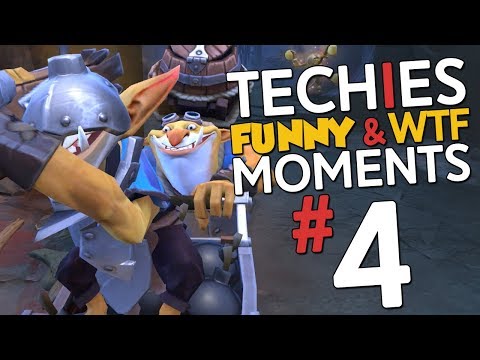 Techies WTF & Funny Moments #4 - DotA