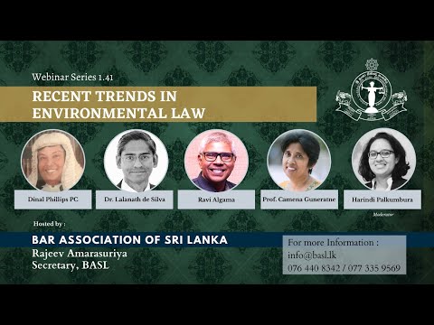BASL Webinar 1.41 - Recent Trends in Environmental Law