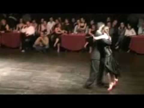  Stella Missé  and  Javier Rodriguez  are  dancing  to  the  milonga  "  La Esquina  "