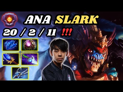 🔥 ANA Slark 20 KILLS Highlights 7.34d 🔥 EZ Game For ANA Master Tier Slark - Dota 2