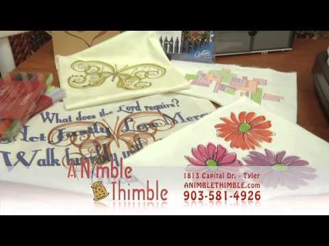 How to Paint with Your Sewing Machine | A Nimble Thimble | Tyler TX