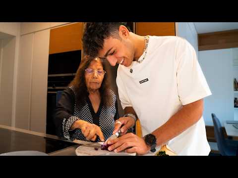 cooking indian food with my nani