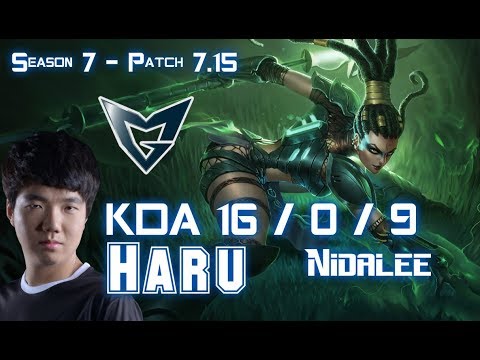 SSG Haru NIDALEE vs SEJUANI Jungle - Patch 7.15 KR Ranked