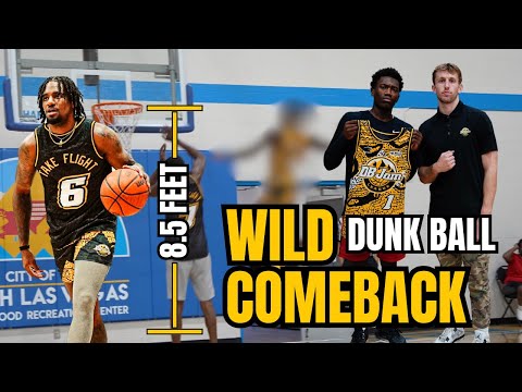 8.5FT RIM GAME - WILD COMEBACK (Yes, low rims!!!)