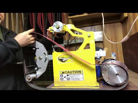Complete Set up of my Oregon Blade 2 x 72 Belt Sander