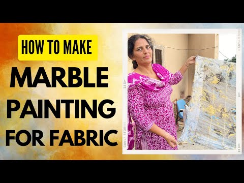 ghar par asaan tarika ka sath  marbal painting kaise kare