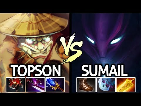 TOPSON Juggernaut Madness Mid VS SUMAIL Spectre Hard Carry 7.24 Dota 2