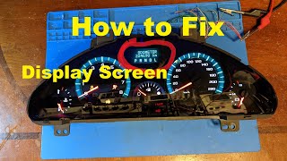 How to repair Traverse Odometer Display Screen