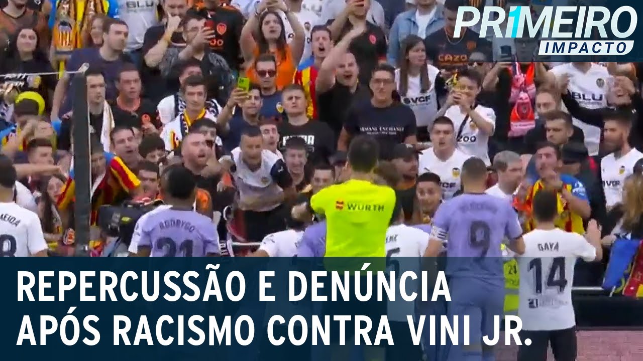 O dia seguinte após ataques racistas de torcedores contra Vini Jr. | Primeiro Impacto (22/05/23)