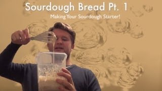 preview picture of video 'Homemade Sourdough Bread Pt1: Making your Sourdough Starter'