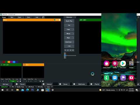 VMIX SRT TRANSMISSION USING CAMERAFI LIVE