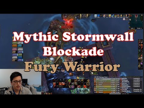 Mythic Stormwall Blockade Fury Warrior POV and Commentary