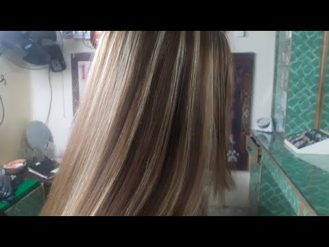 sun kissed highlights for dark hair tutorial (NAZIA...