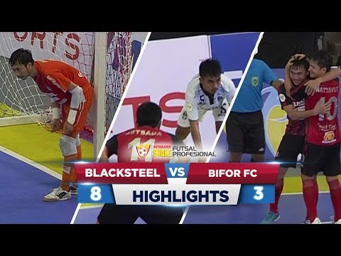 BIG MATCH! Blacksteel VS Bifor FC (8-3) - Highlights ExtraJoss Shake Futsal Profesional