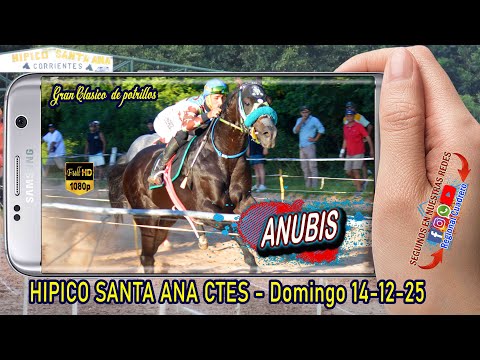 ANUBIS-Clasico de potrillos- Hipico Santa Ana Ctes- Domingo 14-12-25