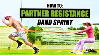PARTNER RESISTANCE BAND SPRINT exercise video thumbnail