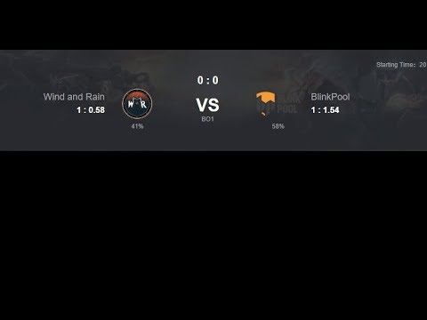 wind and rain  VS BlinkPool (BO3) - International- TI8