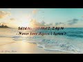 Selena Gomez , ZAYN  -- Never Love Again  ( Lyrics )