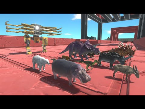 Escape from ALIEN ROBOT - Escape from Monster - Animal Revolt Battle Simulator NEW UPDATE