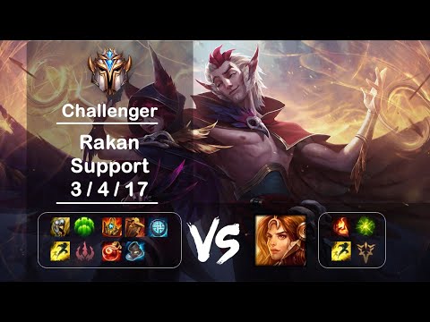 [4K] KR Challenger Support Rakan vs Leona Ep.1356