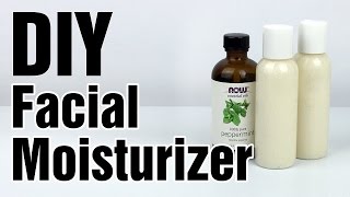 DIY Facial Moisturizer - 60 Second Tutorial