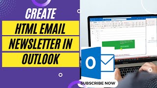 How to Create Html Email in Outlook | How to Create Html Email Newsletter In Outlook