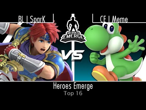BL | SparK (Roy) vs CE | Meme (Yoshi) - Top 16 - Heroes Emerge 2020