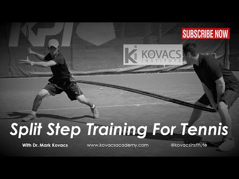 Split Step Training & Demonstration By Dr. Kovacs in a Live Teaching Lesson With Real Players