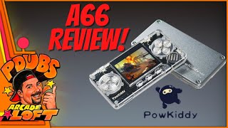 Powkiddy A66 Retro Gaming Handheld Review!  Is it a "Tiny" Bit of Fun?