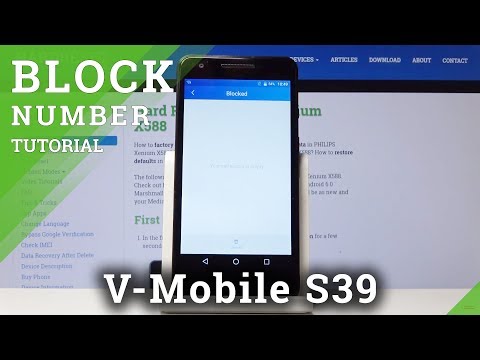 How to Create Blacklist in Philips Xenium X588 - Block Number