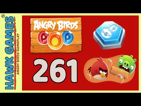 Angry Birds Stella POP Bubble Shooter Level 261 - Walkthrough, No Boosters