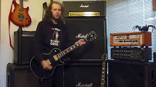 Video thumbnail for 1970s Columbus Les Paul Custom Copy by Dave Simpson